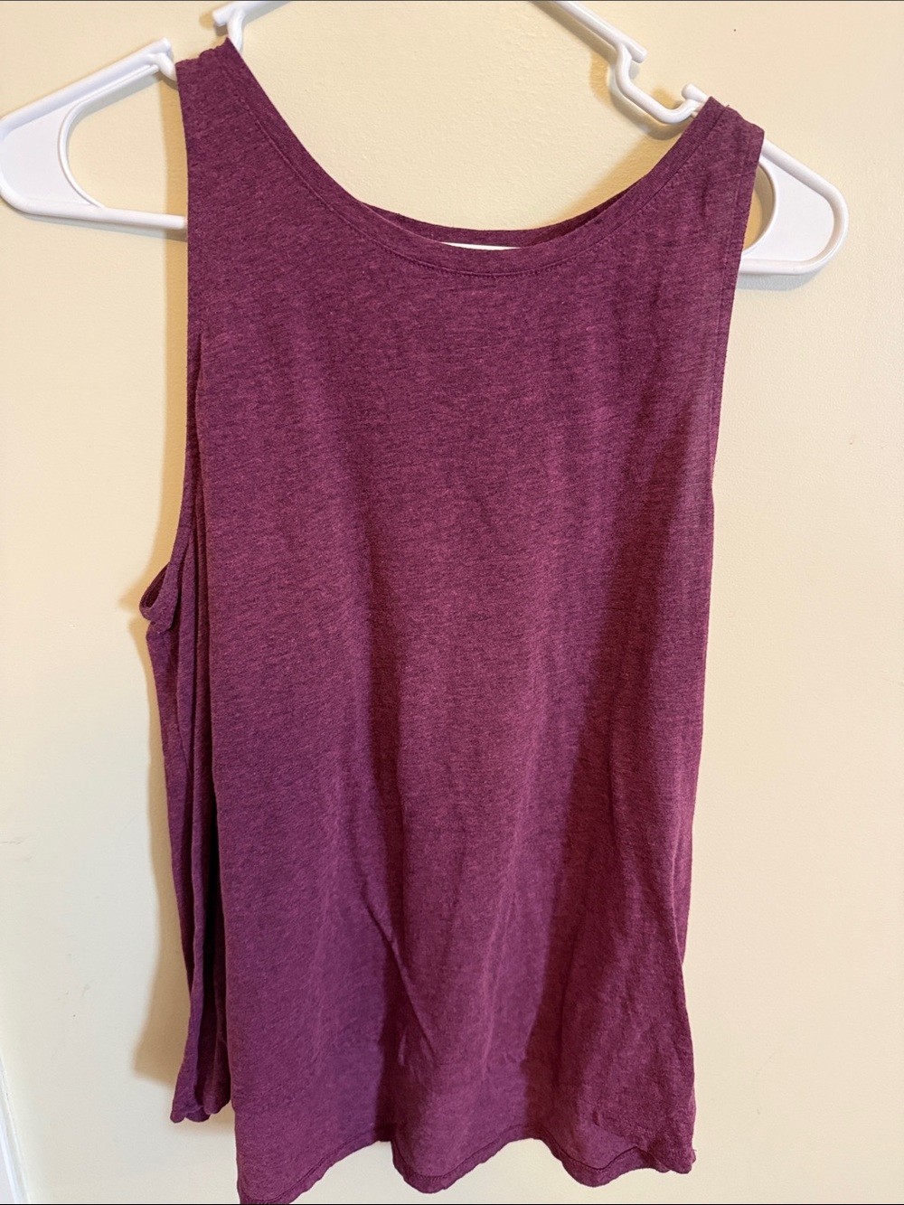 Old Navy Heather Plum Racerback Tank